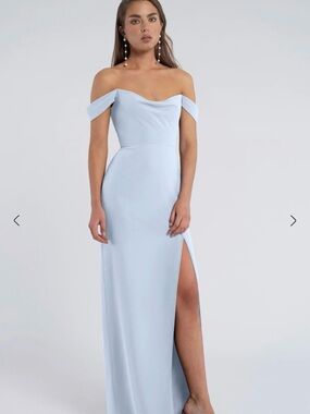jenny yoo mayan blue bridesmaid dress Jenny Yoo | Dresses | Jenny Yoo Mayan Blue Chiffon Bridesmaid Dress